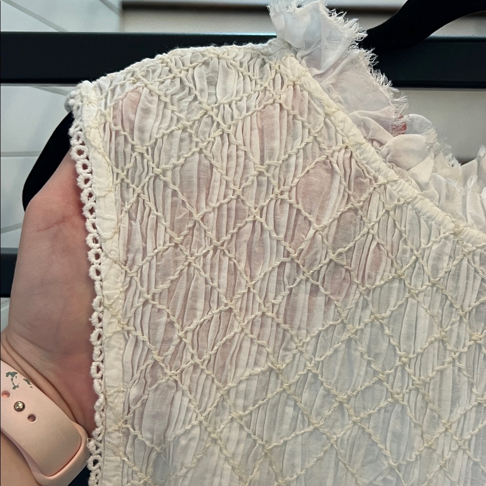 Free People White Textured Dress - Picture 3 of 6
